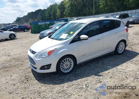 2015 Ford C-Max Hybrid Sel из США, поврежденный, VIN 1FADP5BU2FL124665